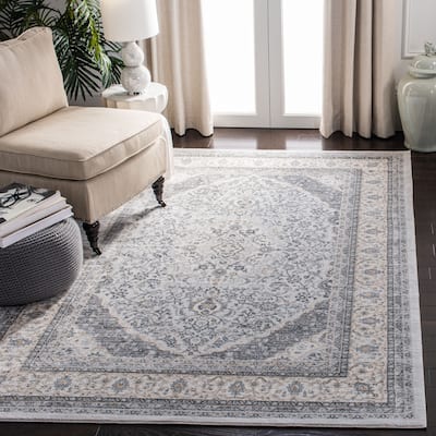 SAFAVIEH Isabella Anastasiia Traditional Oriental Rug - Light Grey/Cream - 5' 3" x 7' 6"