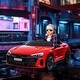 preview thumbnail 26 of 25, 12V Licensed Audi RS E-tron GT Kids Electric Ride-On Car - 3.1 MPH with Remote Control, Suspension, Music & LED Lights (Black)