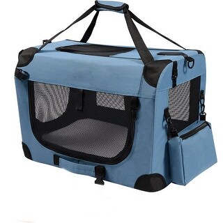 Image showcasing Dog Crate with Soft Warm Blanket and Foldable Bowl - Bed Bath & Beyond ...