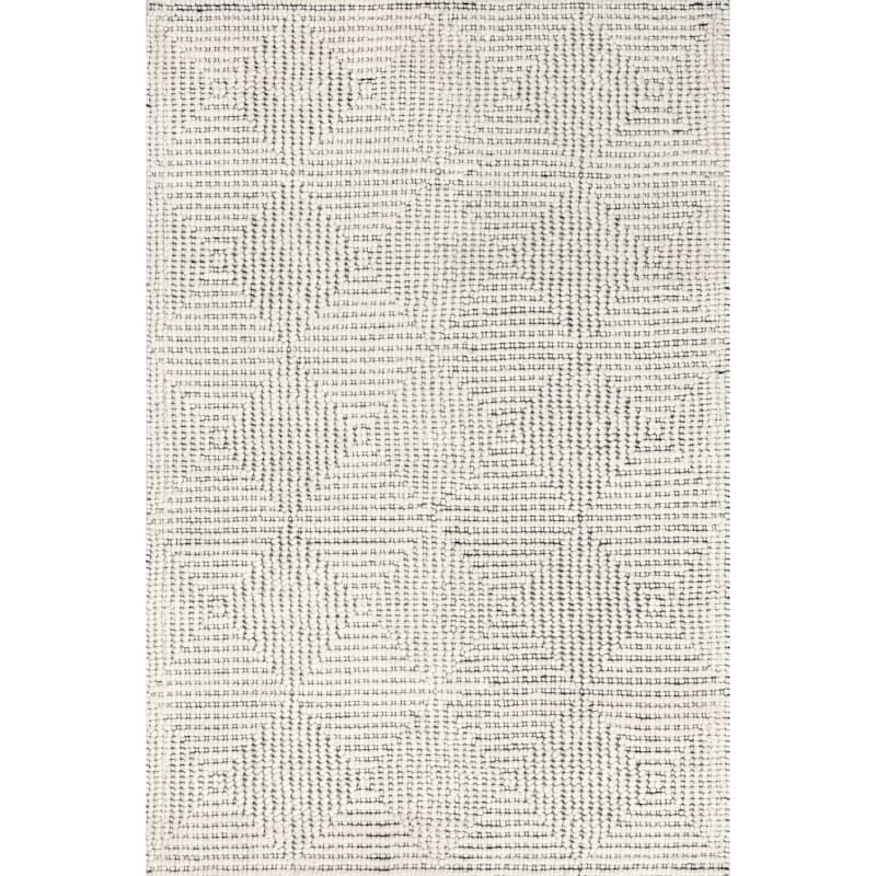 Nuloom Mykel Geometric Lattice Wool Area Rug