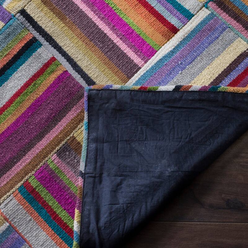 SAFAVIEH Handmade Straw Patch Sunshine Modern Wool Rug