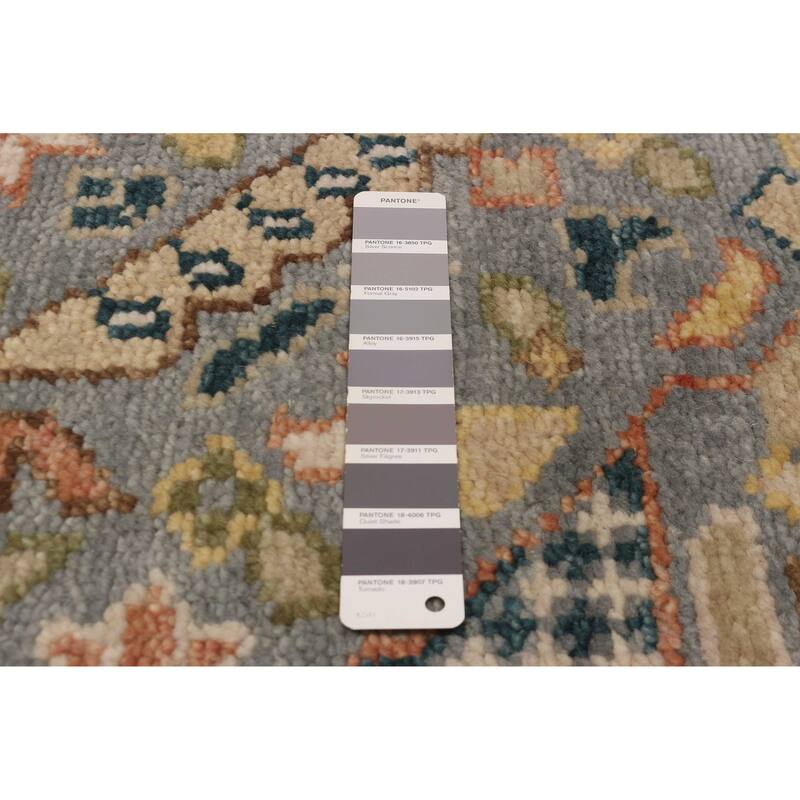 ECARPETGALLERY Hand-knotted Jules Serapi Grey Wool Rug - 9'0 x 11'11