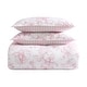preview thumbnail 6 of 11, Laura Ashley Delphine Pink Cotton Comforter Reversible Set