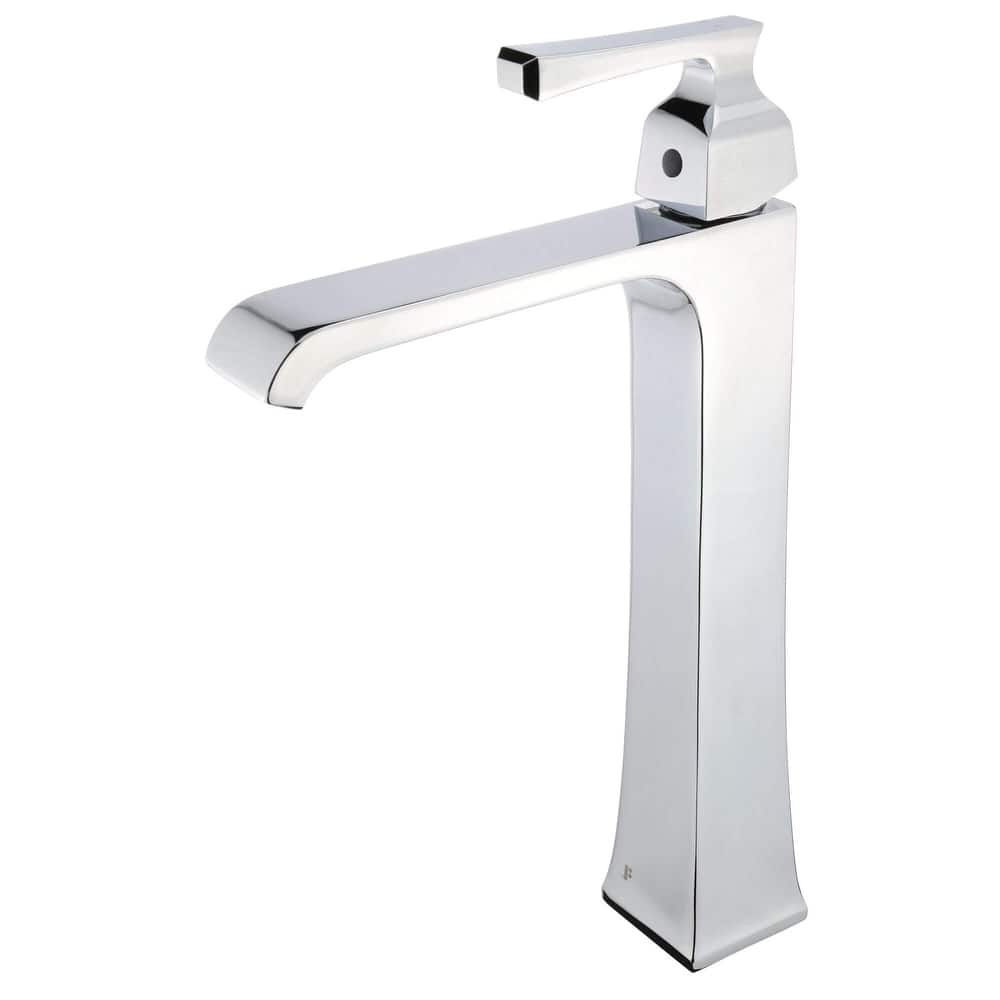 Fine Fixtures Arched Square Single Hole Vessel Sink Bathroom Faucet