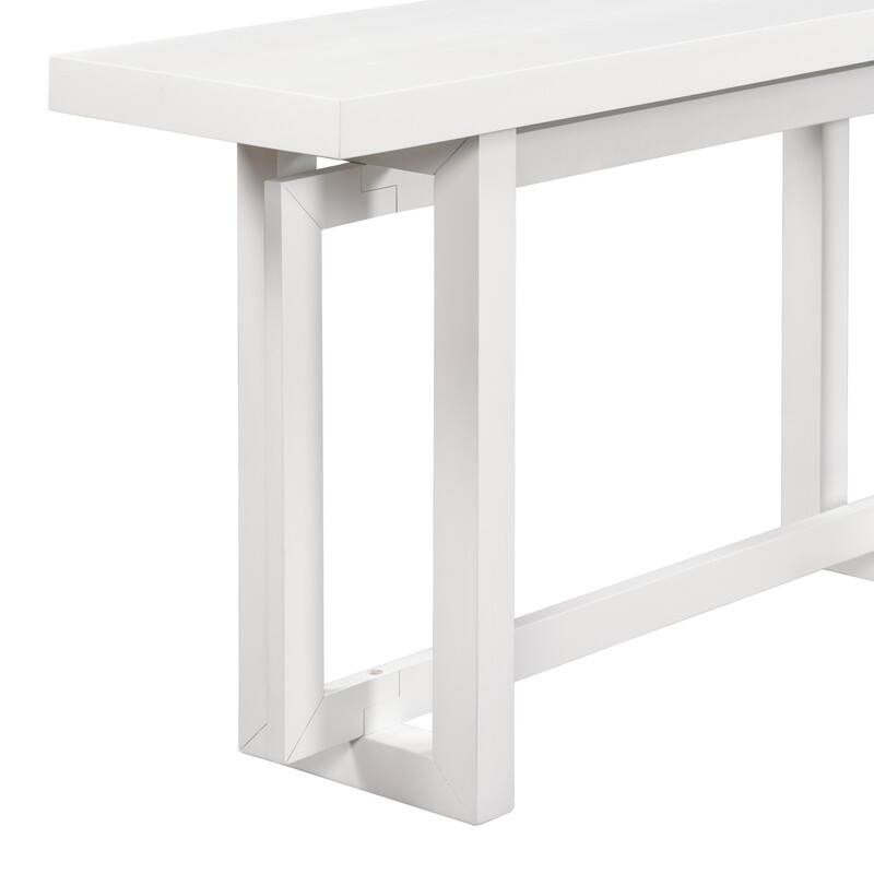 Modern Entryway Console Table with Industrial-inspired Concrete Wood Top, Hallway Foyer Sofa Long Table Entryway Table