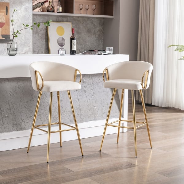 Backless Acrylic Counter Chairs Chrome Backless Bar Stools Modern