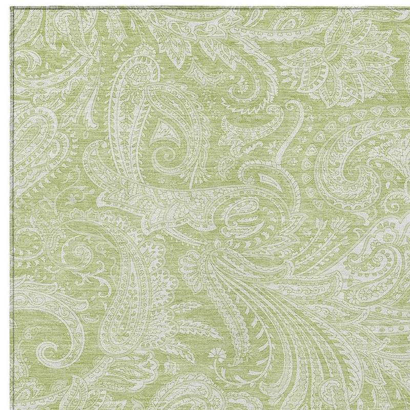 HomeRoots Paisley Transitional Rectangle Outdoor Rug