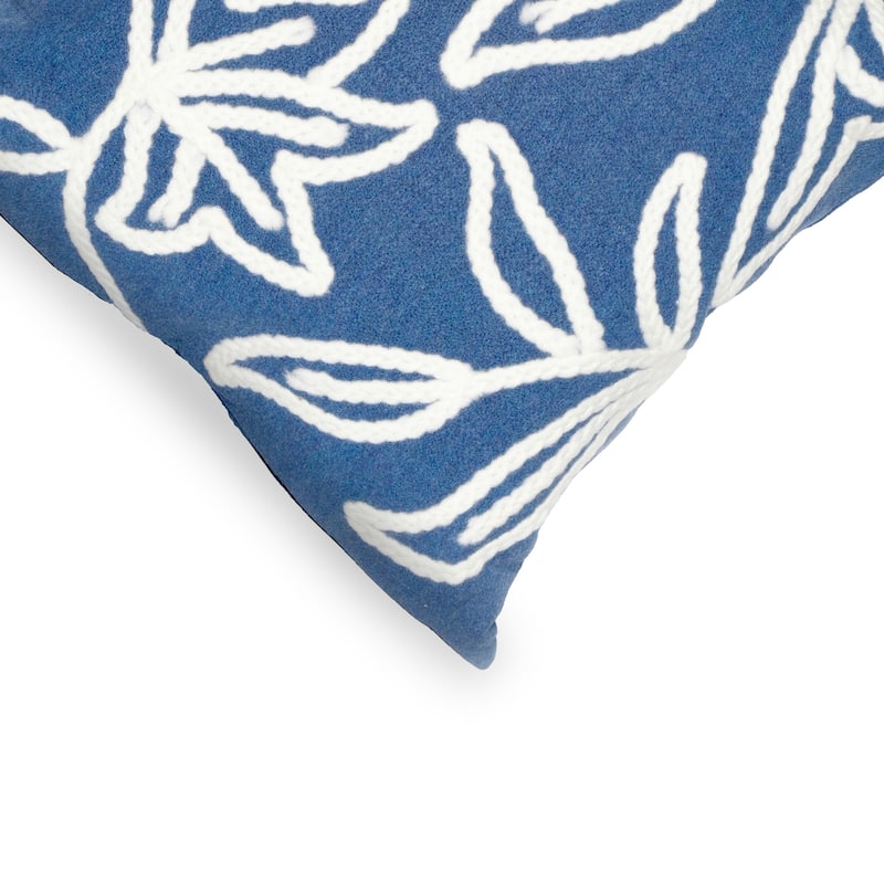 Liora Manne Visions I Windsor Indoor/Outdoor Pillow Blue 12"X20"