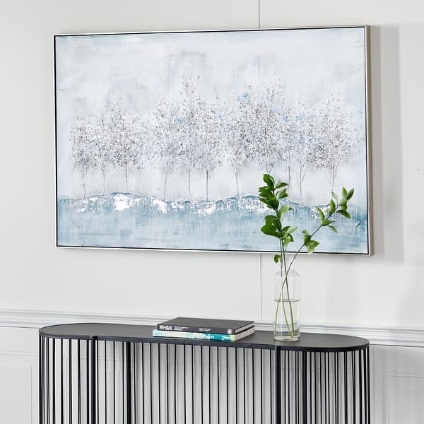Grey Polystone Contemporary Framed Wall Art Nature 32 X 47 X 2 47 X 2 X 32 Overstock 32112632 Curate your own gallery wall with our unique selection of framed art. usd