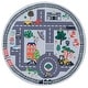 preview thumbnail 2 of 3, SAFAVIEH Tacoma Kids Eltje Kids & Tween Rug 5' Round - Ivory/Grey