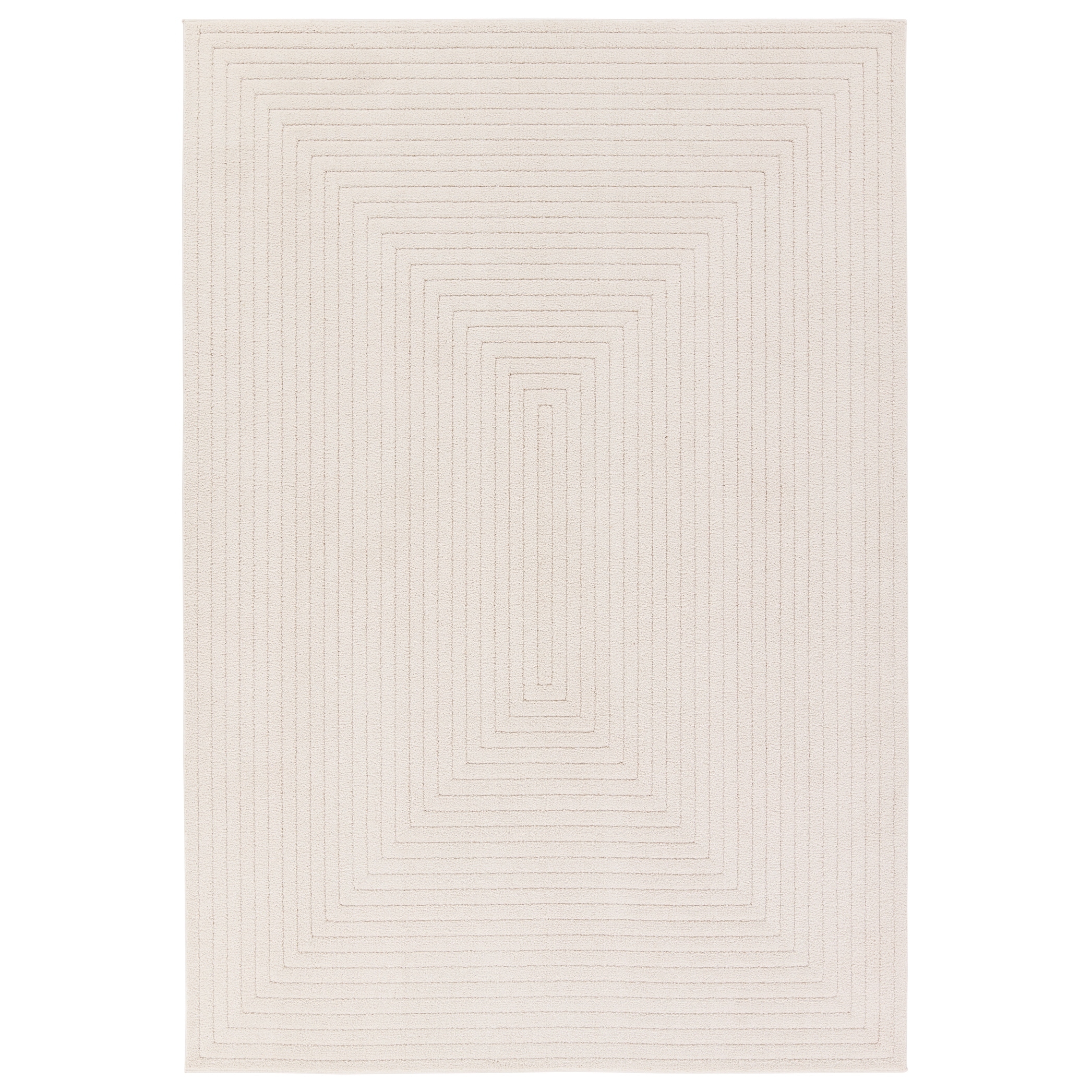 Melilla Geometric Cream Area Rug