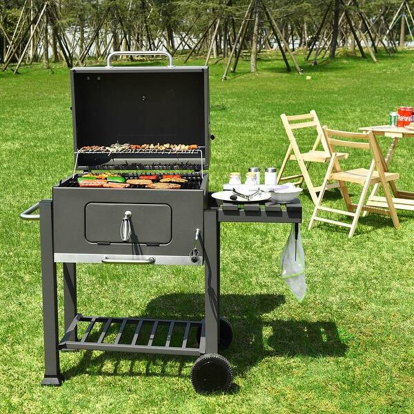 Shop Costway Charcoal Grill Barbecue Bbq Grill Outdoor Patio