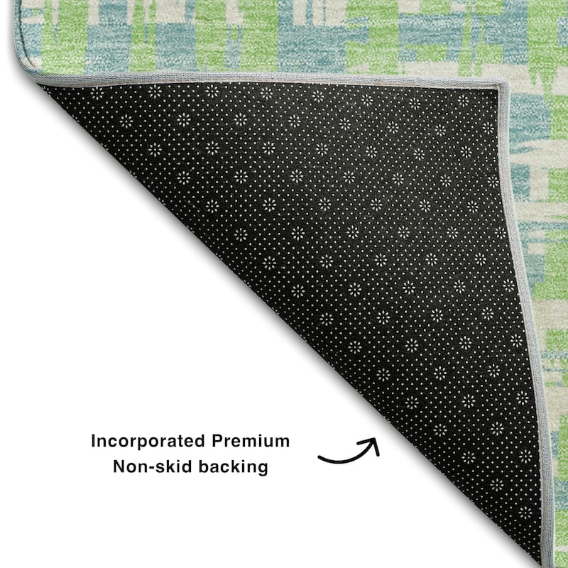Premium Washable Super Soft Abstract Weave Mayfield Rug