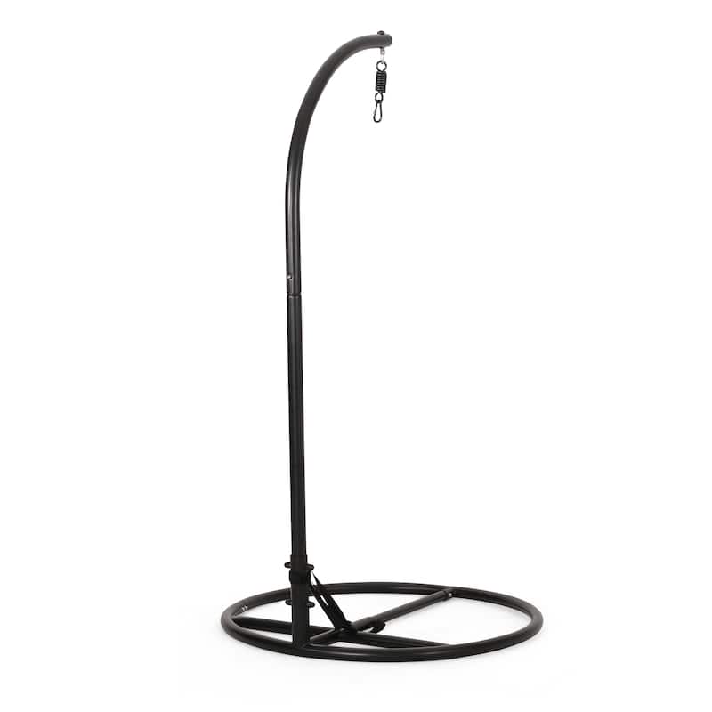 Kylie Outdoor Wicker Hanging Basket Chair by Christopher Knight Home - 400 lb limit