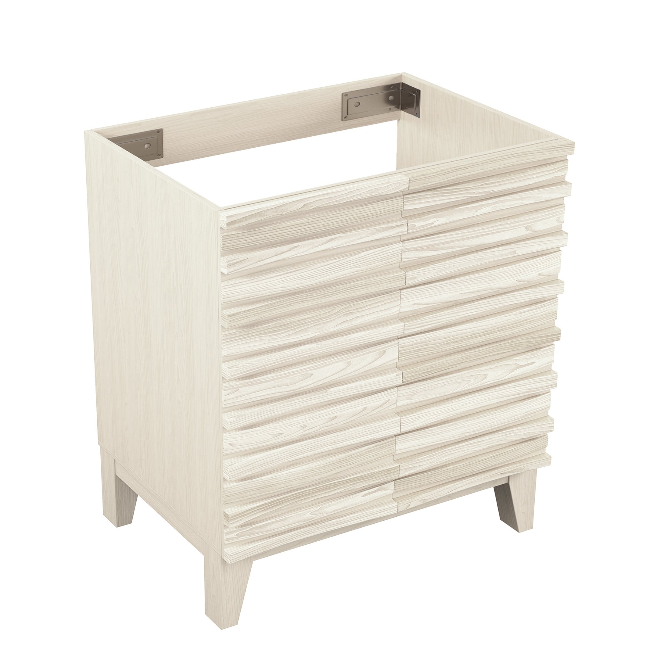 Cascade 30" Freestanding Bathroom Vanity Cabinet Without Top In White Oak - 30