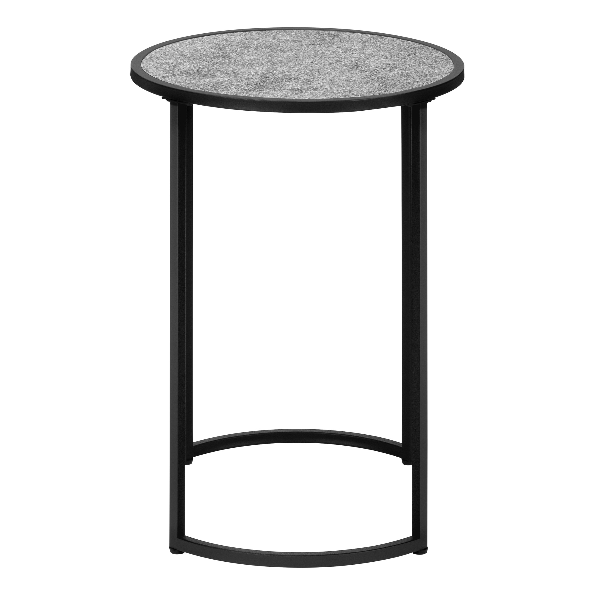 Contemporary Round Accent Table for Living Room and Bedroom