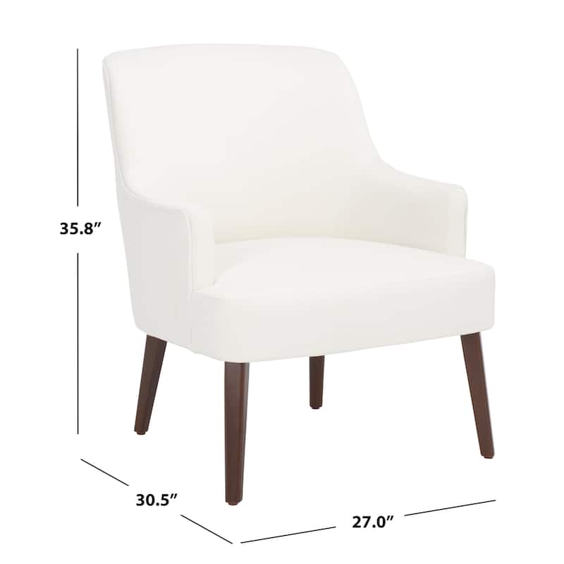 SAFAVIEH Manerva Accent Chair - 27" W x 30.5" L x 35.8" H - 27Wx31Dx36H
