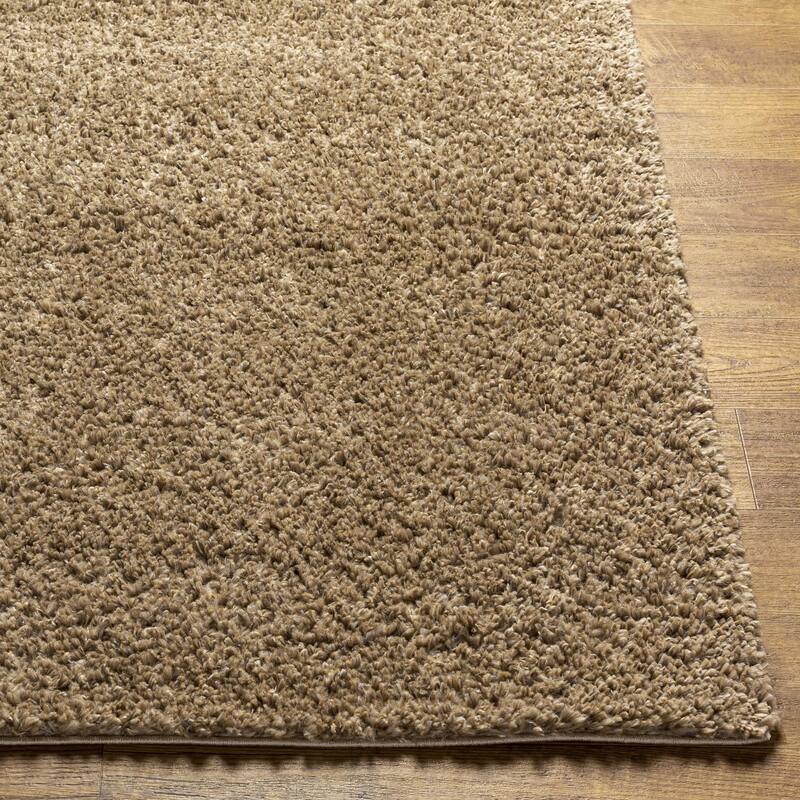 Livabliss Deluxe Shag Minimalist Medallion Area Rug