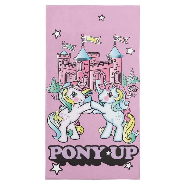 slide 2 of 12, Hasbro My Little Pony Microfiber Beach Towel 30x60 inches - Pony Up