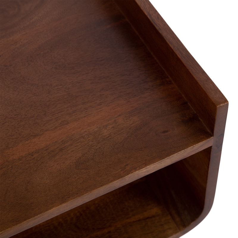 Kate and Laurel Quilby Wood Side Table - 18x14x27