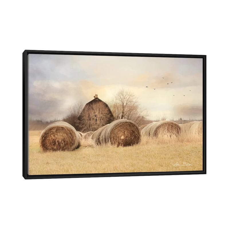 iCanvas "Thank a Farmer" by Lori Deiter Framed Canvas Print - Black - 32x48