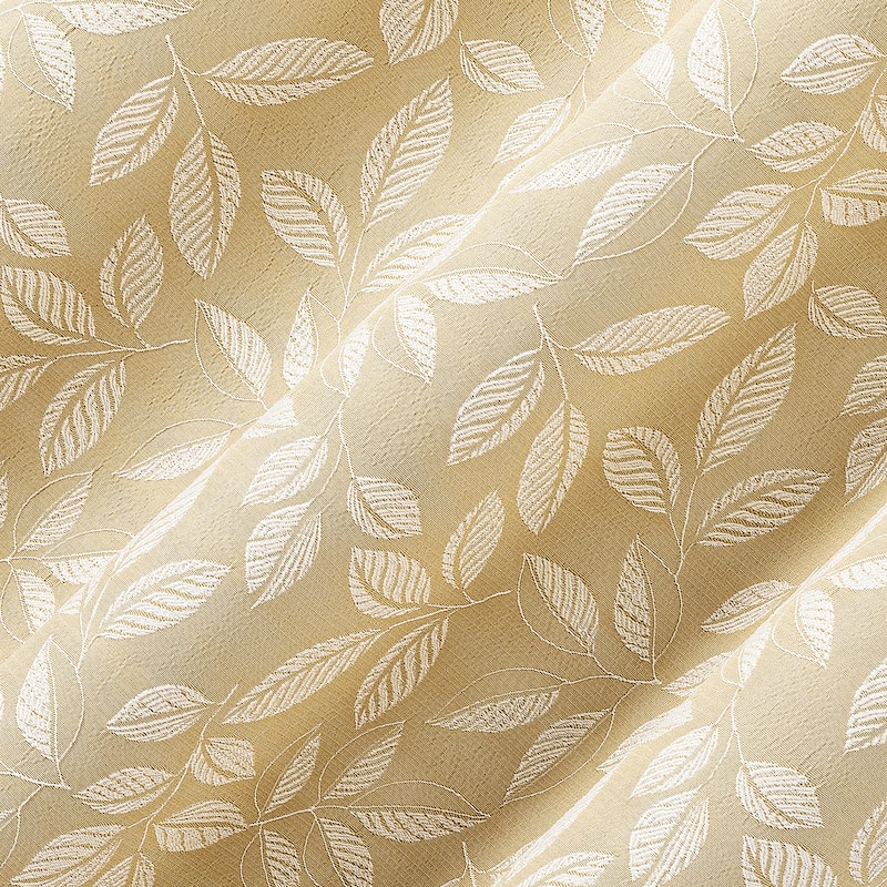 Sun Zero Satti Embroidered Leaf Total Blackout Grommet 1-Piece Curtain Panel, Single Panel