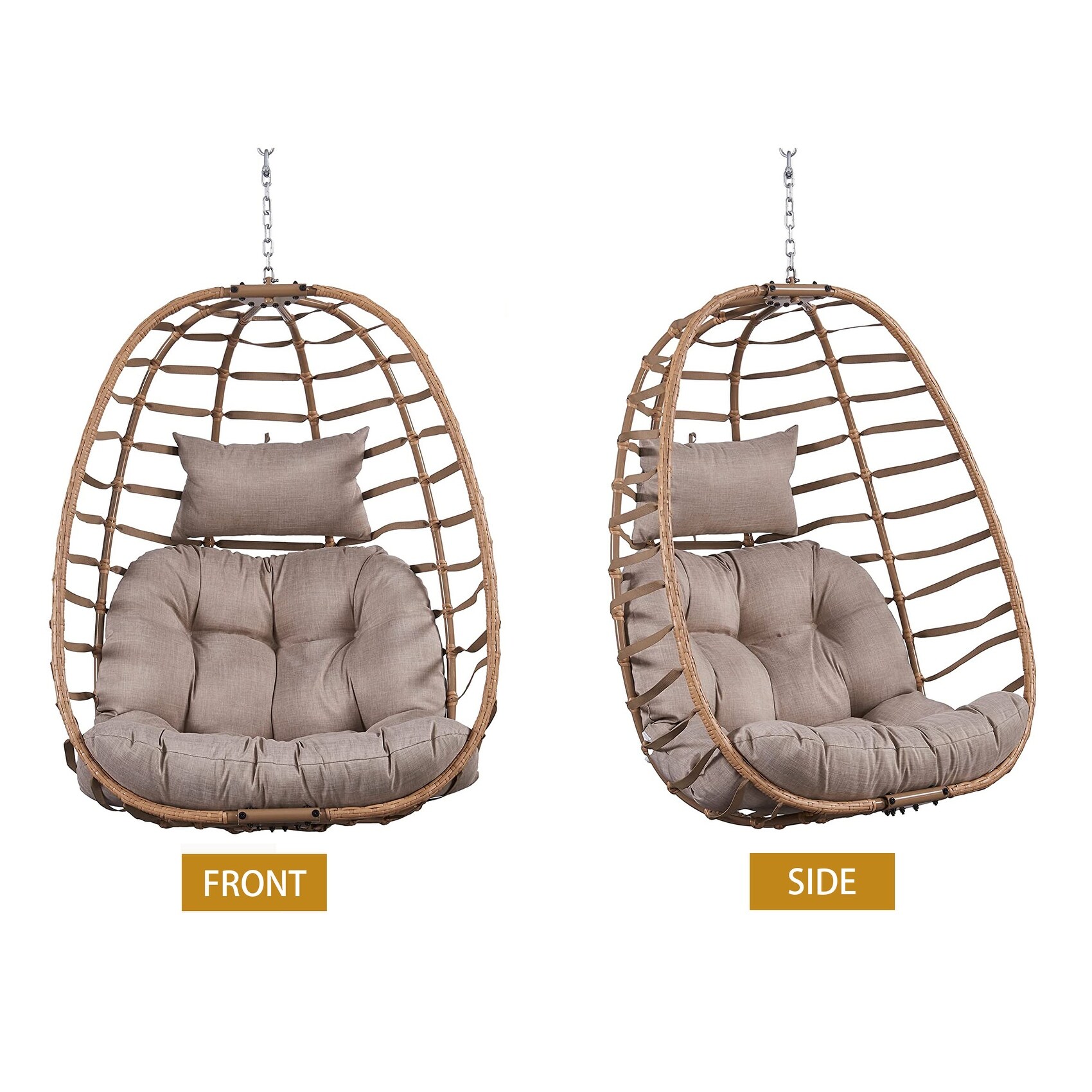 Hanging egg 2025 chair without stand