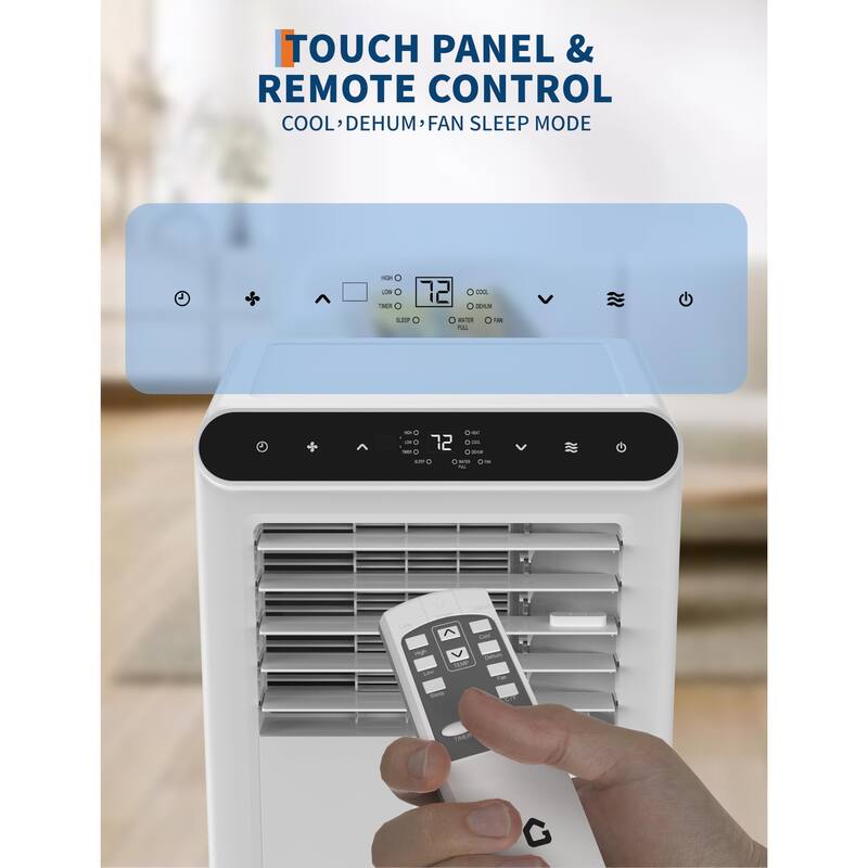 10000 BTU Portable Air Conditioner with Heater & Dehumidifier