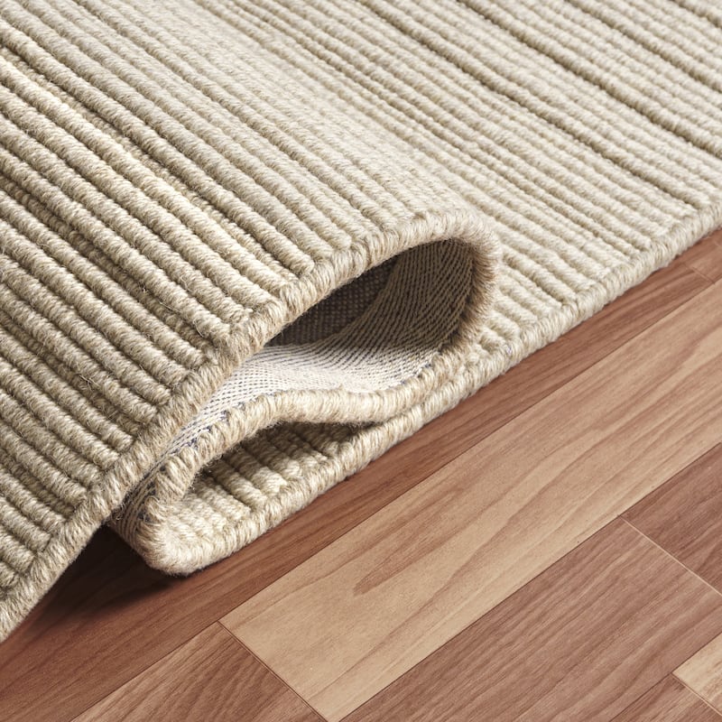 Haven Transitional Striped Handmade Wool Indoor Area Rug by Sevita