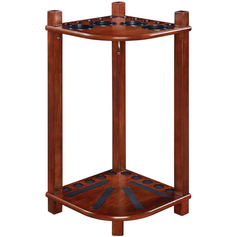Floor Cue Rack with Square Legs - 16x16x24 - Red