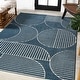 preview thumbnail 36 of 133, JONATHAN Y Dila Geometric Arch Scandi Striped Ivory/Cream Area Rug