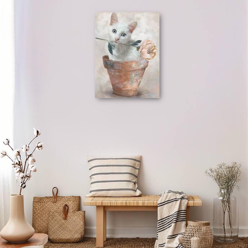 Potted Pals II By Studio Arts Canvas Art Print