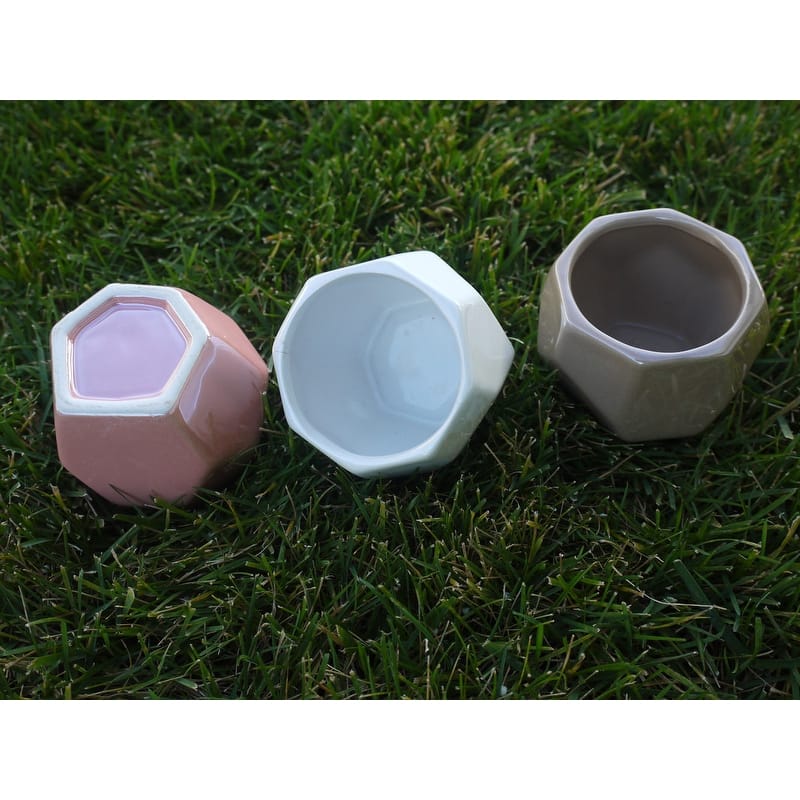 Mini Ceramic Geometric Design, Set of 38'6" x 13'