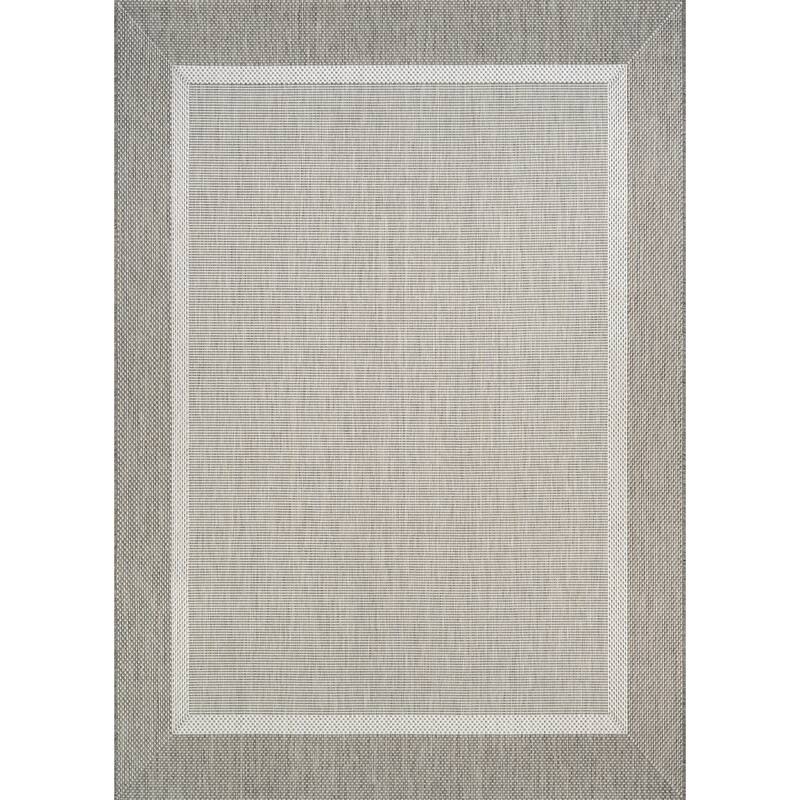 Pergola Channel Indoor/ Outdoor Area Rug - 5'10" x 9'2" - Taupe