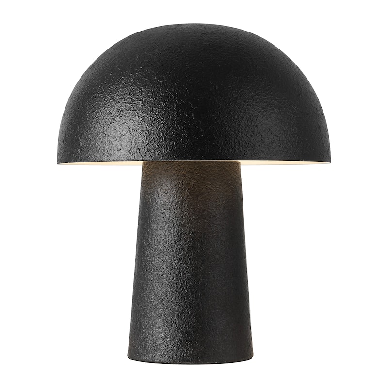 SAFAVIEH Lighting Kieza 12-Inch Mushroom Metal Table Lamp - 10"W x 10"D x 12"H