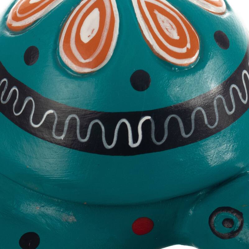 Novica Handmade Luminous Carapace Ceramic Tealight Candleholder