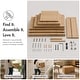preview thumbnail 5 of 11, Furniture of America Rustic Dining Buffet with Wine Rack
