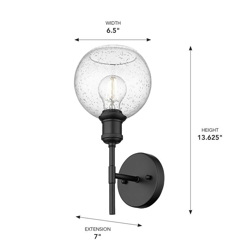Axel Damp-Rated 1-Light Wall Sconce