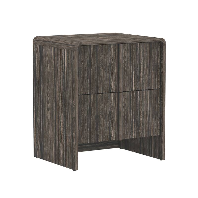 Novara 22 In 2 Drawer Bedroom Nightstand