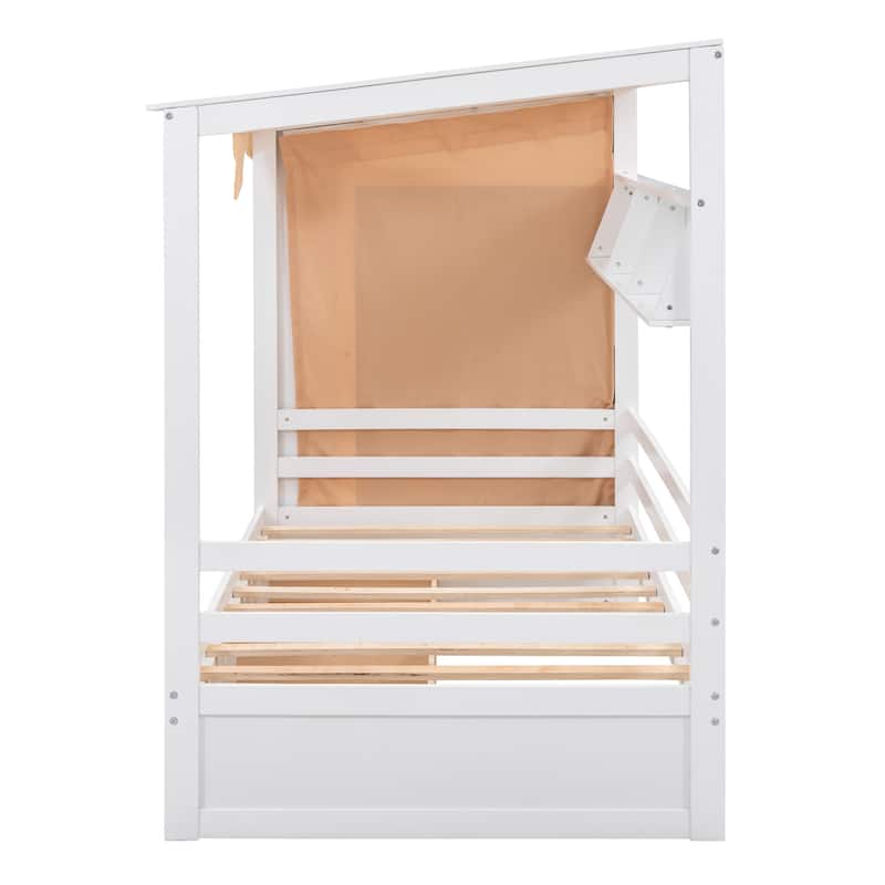 House Bed with Multiple storage spaces
