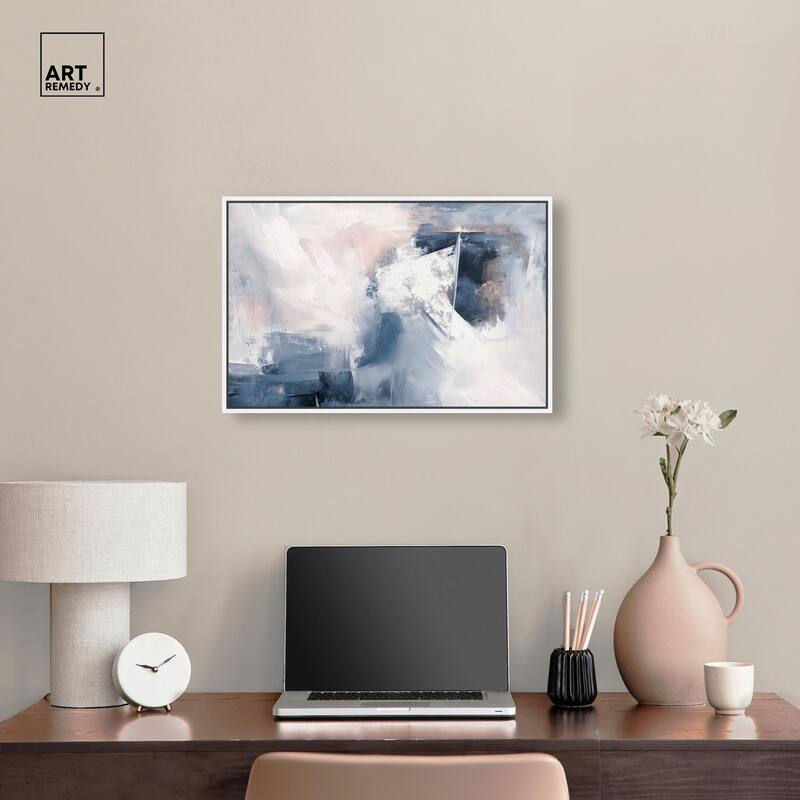 Blue Rapture II Canvas by Art Remedy