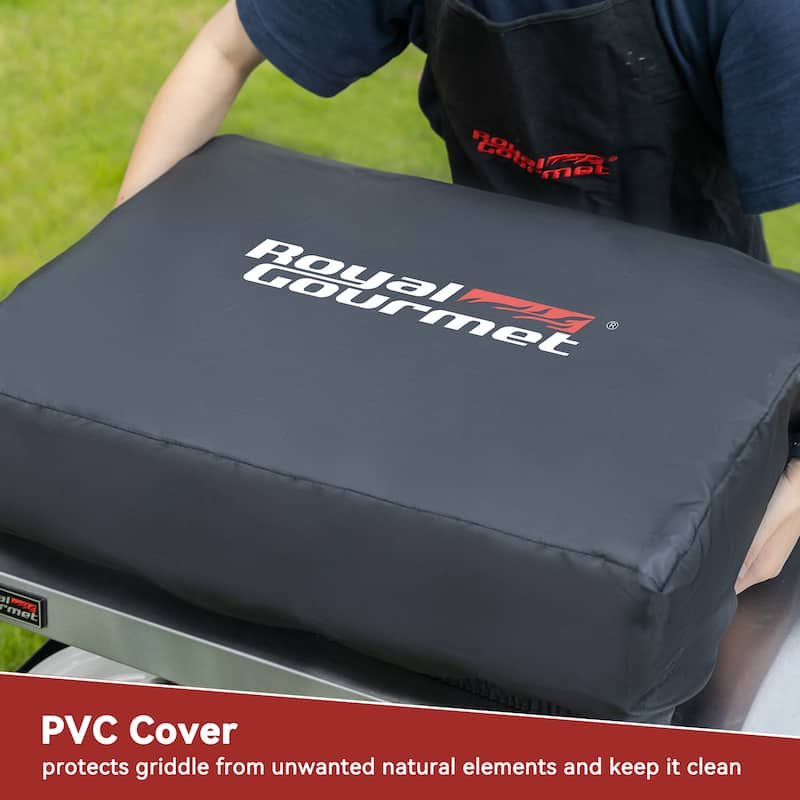 Royal Gourmet 3-Burner Portable Propane Gas Grill Griddle