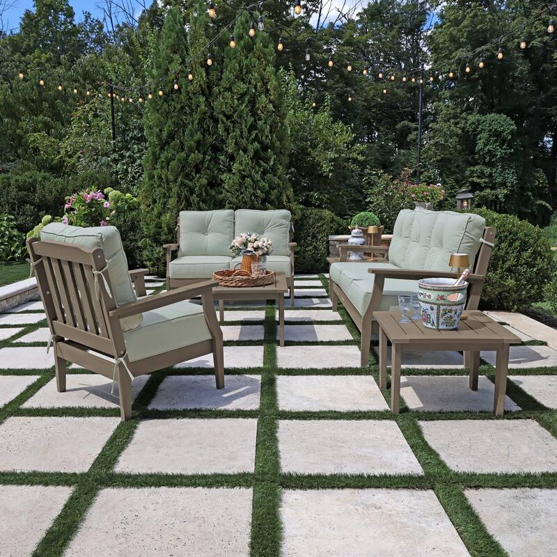 HIGHWOOD Lehigh 6-Piece Grand Deep Seating Set