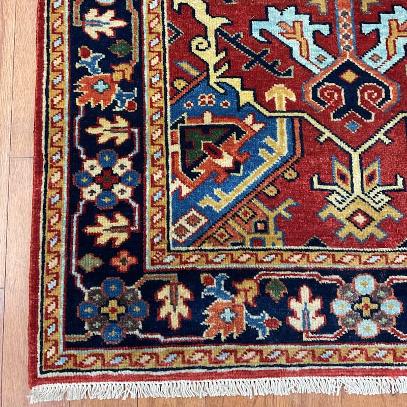 HERAT ORIENTAL Hand-knotted 2'6 x 9'10 Indo Bakhshayesh Wool Runner - 2'6"x 9'10