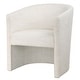 preview thumbnail 1 of 5, Uttermost Encompass White Fabric Dining Chair - 28'' H X 26.25'' W X 30.75'' D