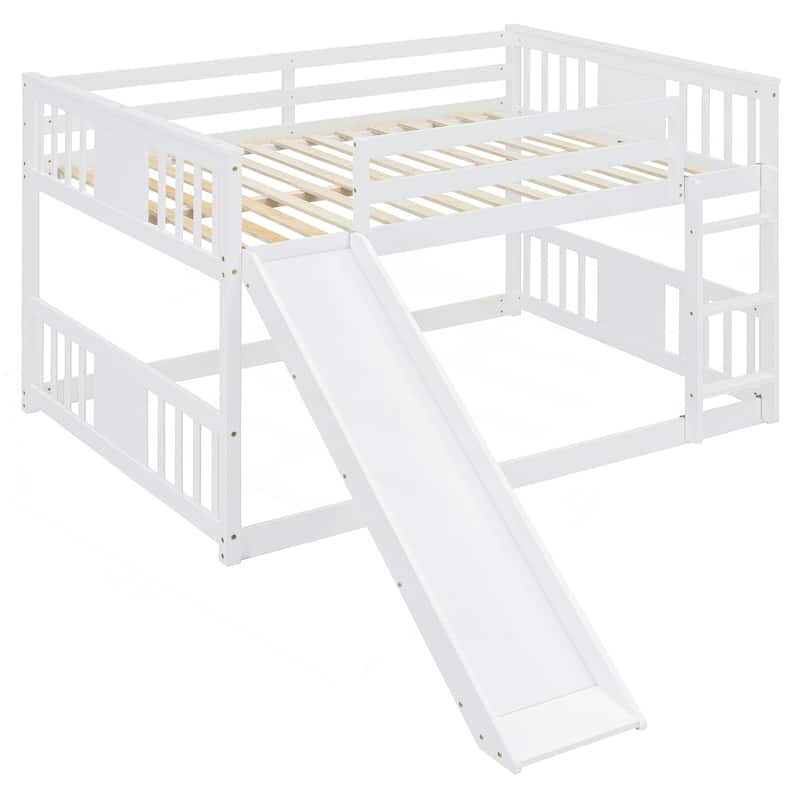 Versatile and Sturdy Full Over Full Bunk Bed for Kids and Adults