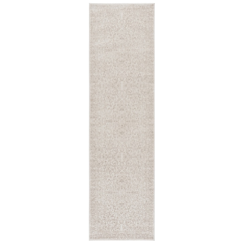 SAFAVIEH Reflection Havva Rug - 2'3" x 8' Runner - Ivory/White