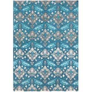 Hand-Woven Via Cotton Rug