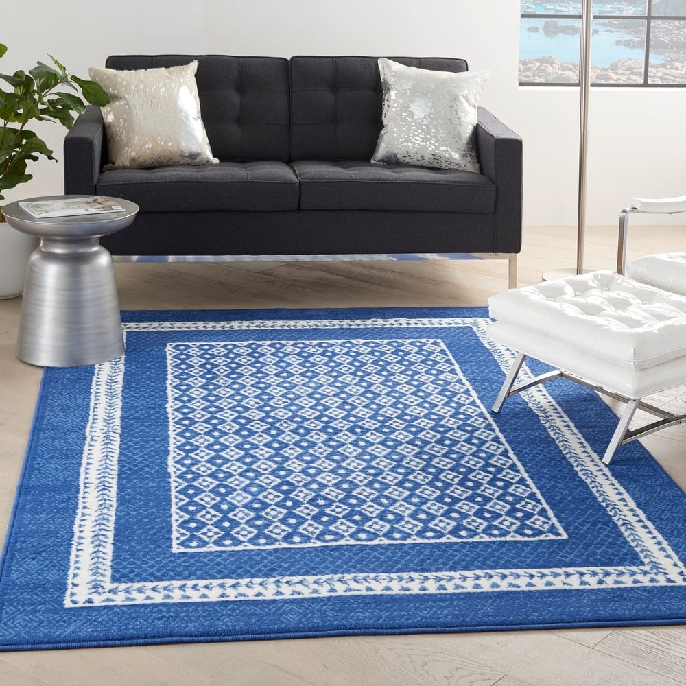 Nourison Whimsicle Geometric Moroccan Bordered Area Rug