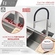 preview thumbnail 7 of 25, STYLISH 30 inch Stainless Steel 16G Workstation Undermount Kitchen Sink - Brushed Stainless Steel - 30" x 19" x 10"
